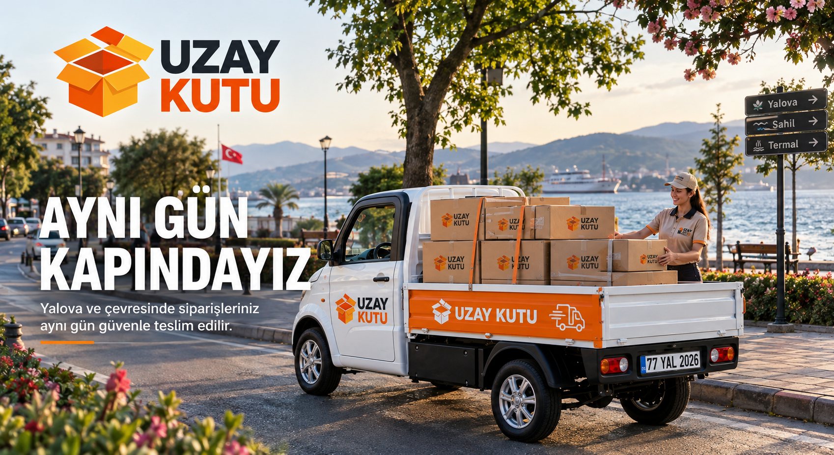 Aynı gün kapındayız — Yalova ve çevresinde siparişleriniz aynı gün güvenle teslim edilir.